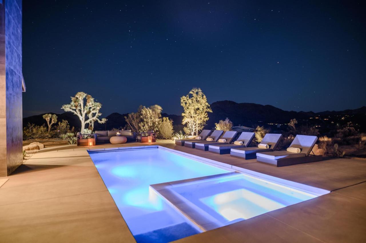 Amaru Muru - Luxury Retreat With Pool/Hot Tub/Yoga Joshua Tree Eksteriør billede