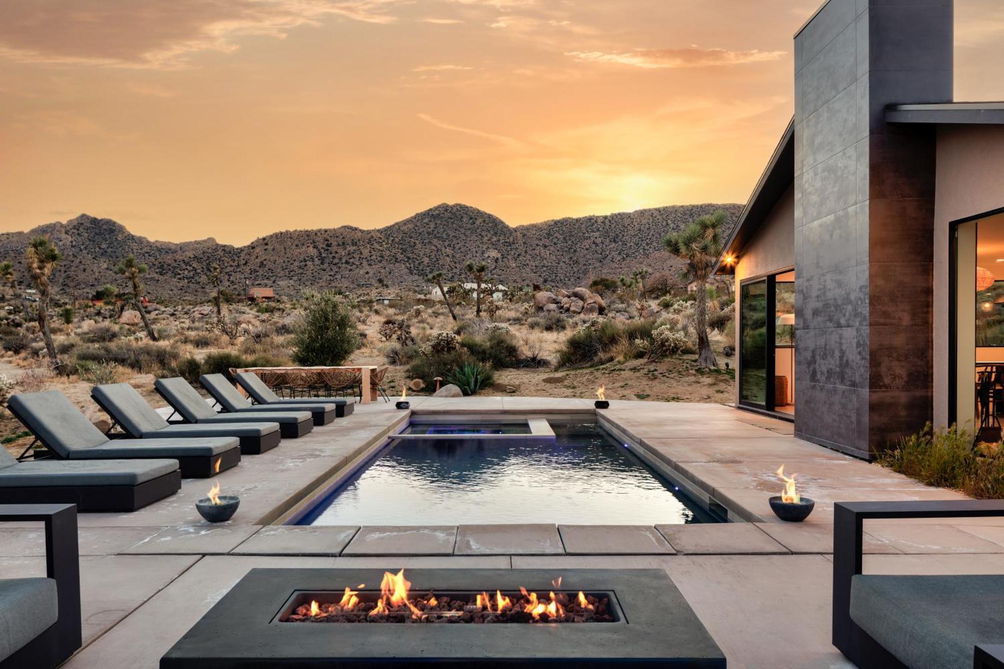 Amaru Muru - Luxury Retreat With Pool/Hot Tub/Yoga Joshua Tree Eksteriør billede
